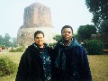 Julie and husband Randy Williams at Sarnath, India (1999)